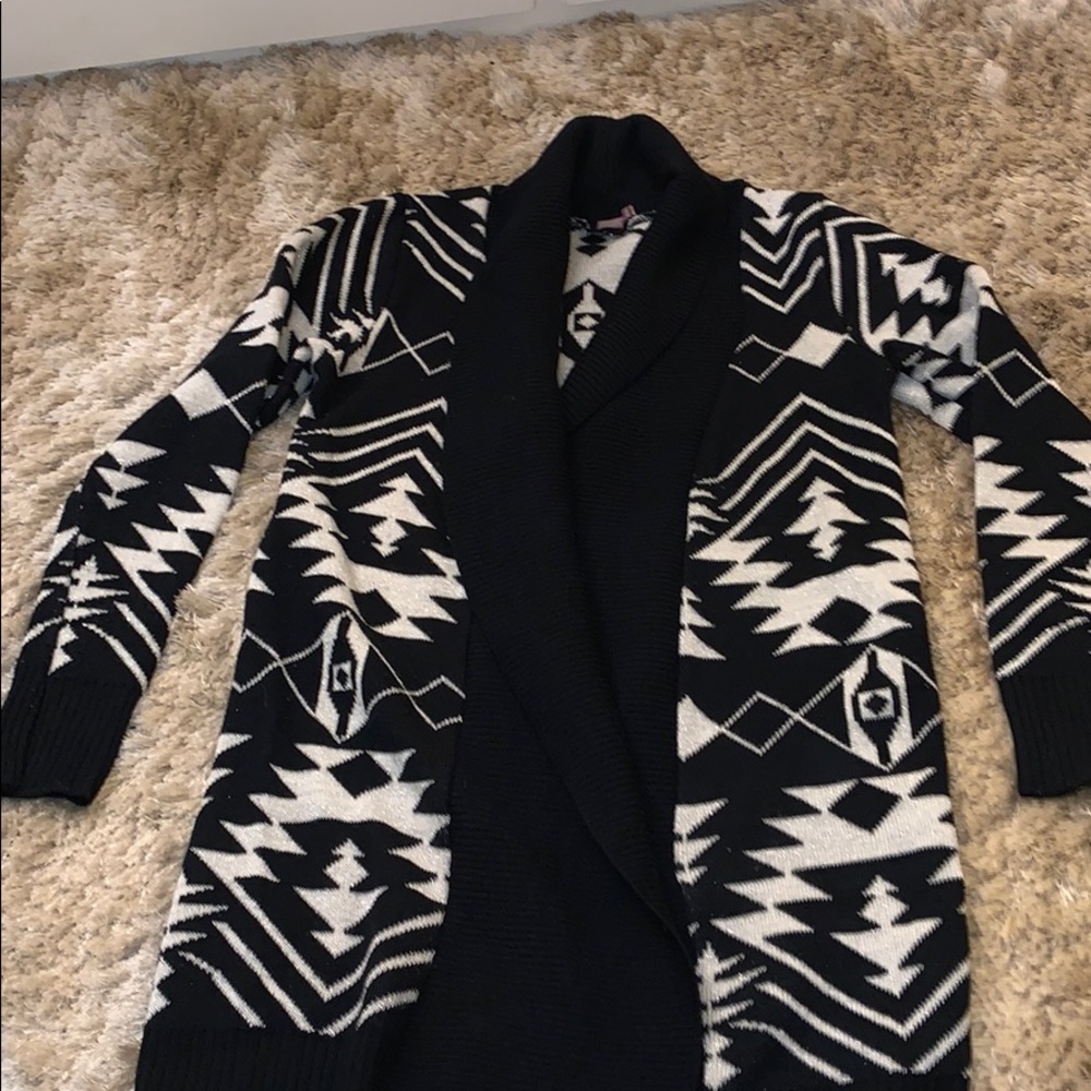 Cardigan Aztec print